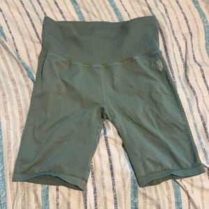 Free People Biker Shorts Olive-Size M/L